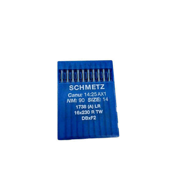 Adatos pramoninei siuvimo mašinai, plonu cokoliu, odai, dydis 90 ,,Schmetz”