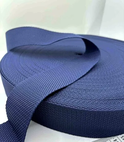 Diržinė juosta 4 cm – tamsiai mėlyna – daireda.lt