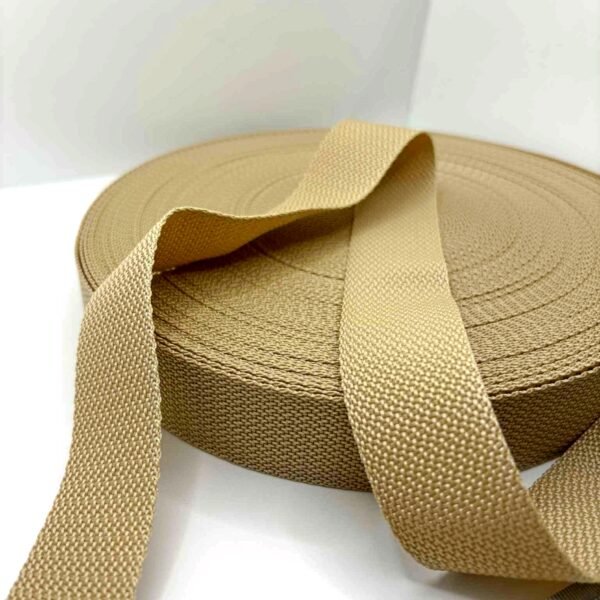 Smėlio spalvos diržinė juosta, 3cm pločio