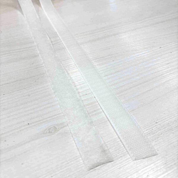 Kontaktinė juosta 2cm pločio, prisiuvama (balta)