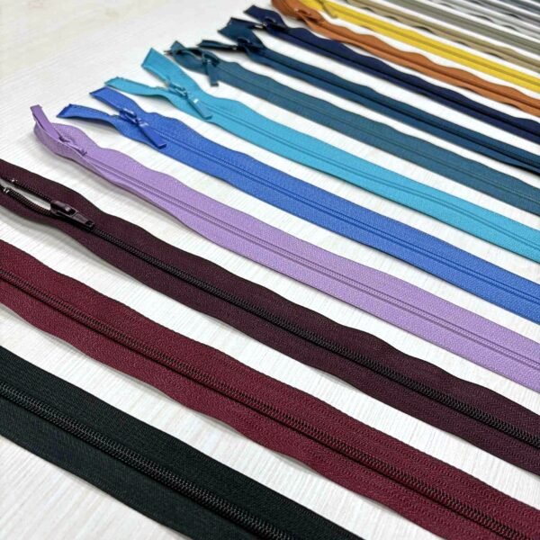 Nr.5 spiraliniai užtrauktukai, 50cm ilgio