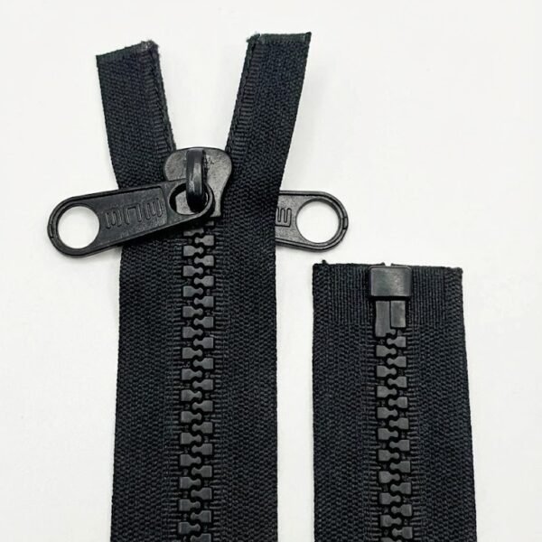 Stambus 10nr. dydžio užtrauktukas baltas (3 ilgiai)