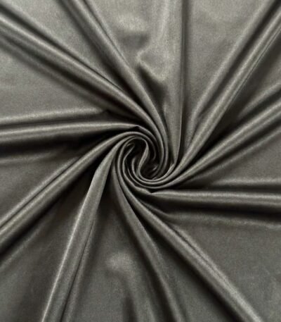 Blizgus atlasas audinys pilkos spalvos