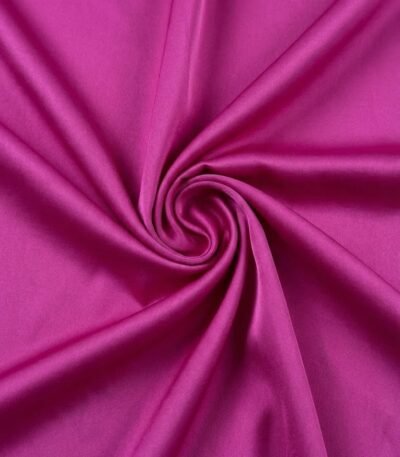 Blizgus itin plonas atlasas audinys fuksijos spalvos