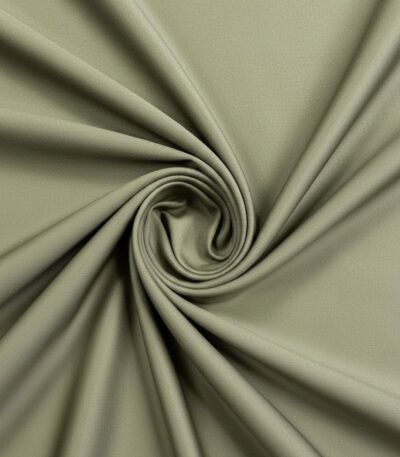 Chaki spalvos džinso audinys su elastanu