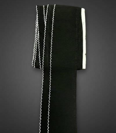 Elastinga juoda nėrinių juosta