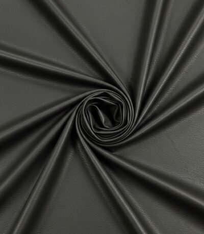 Juoda dirbtinė oda su matine tekstūra, odos imitacija