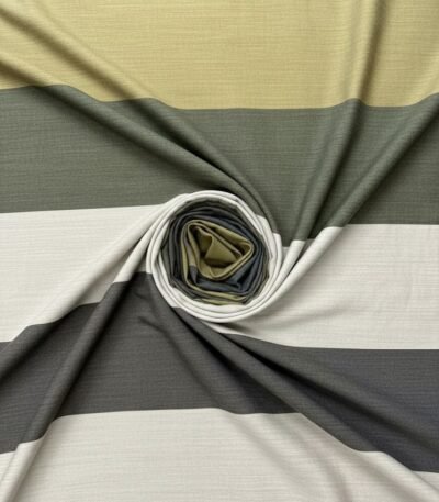 Juostuotas džinso audinys su elastanu