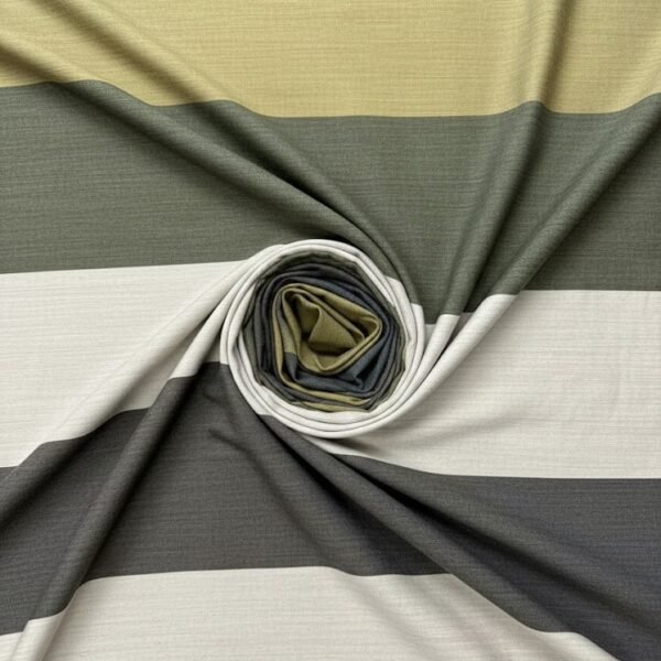 Juostuotas džinso audinys su elastanu