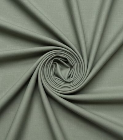 Lininis mišrus audinys su elastanu chaki spalvos