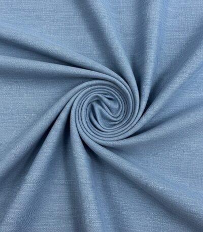 Mėlynas džinso audinys su elastanu – vidutinio storio