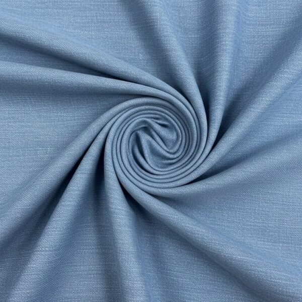 Mėlynas džinso audinys su elastanu – vidutinio storio