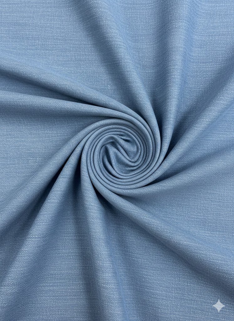 Mėlynas džinso audinys su elastanu – vidutinio storio Mėlynas džinso audinys su elastanu – vidutinio storio