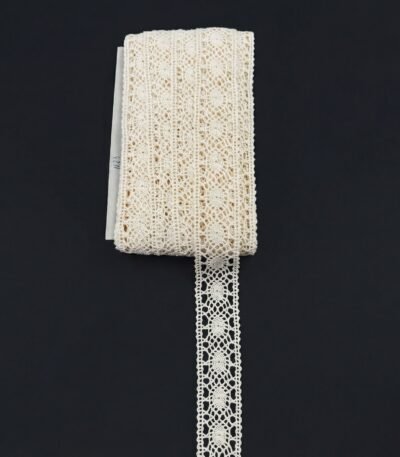 Nėrinių juostelė 4 cm pločio ažūrinio rašto