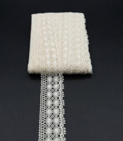 Nėrinių juostelė 5 cm pločio ažūrinio rašto