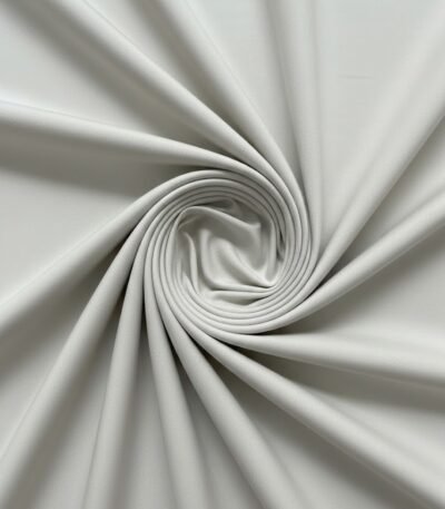 Pieniškos spalvos džinso audinys su elastanu