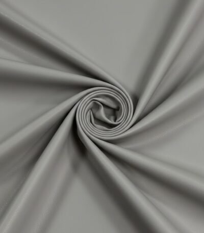 Pilka dirbtinė oda su lygiu matiniu paviršiumi