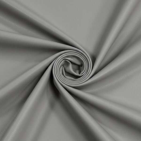 Pilka dirbtinė oda su lygiu matiniu paviršiumi