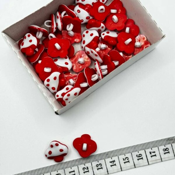 Vaikiška saga gėlytė musmirė 18 mm su koteliu