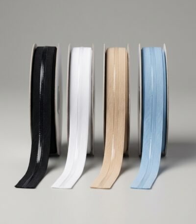 Elastinė guma su silikonine juostele, plotis 1 cm