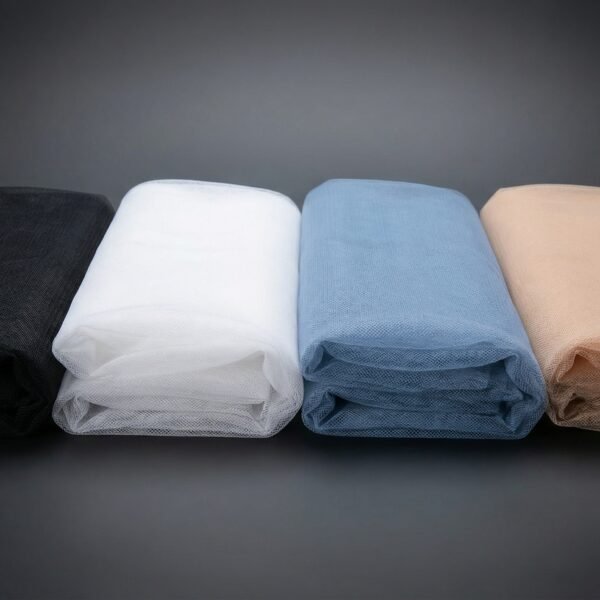 Elastingas minkštas tiulis drabužiams ir dekorui