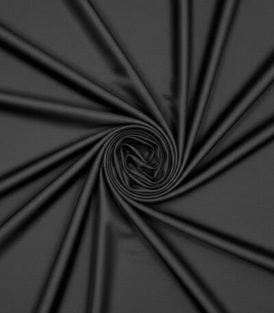 Juodas elastingas viskozės pamušalas 150 cm pločio