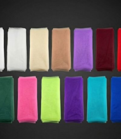 Kietas tiulio audinys – standi permatoma struktūra