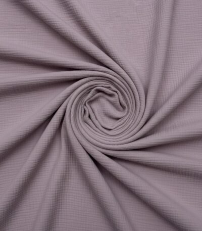 Medvilninis muslinas švelnios alyvinės spalvos