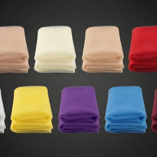 Minkštas tiulio audinys – lengva permatoma struktūra