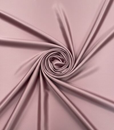 Pelenų rožinės spalvos šilko audinys su elastanu