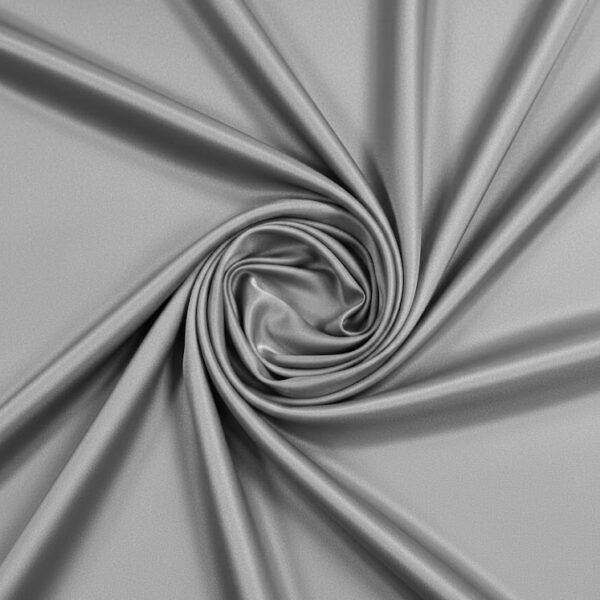 Pilkas elastingas viskozės pamušalas 140 cm pločio