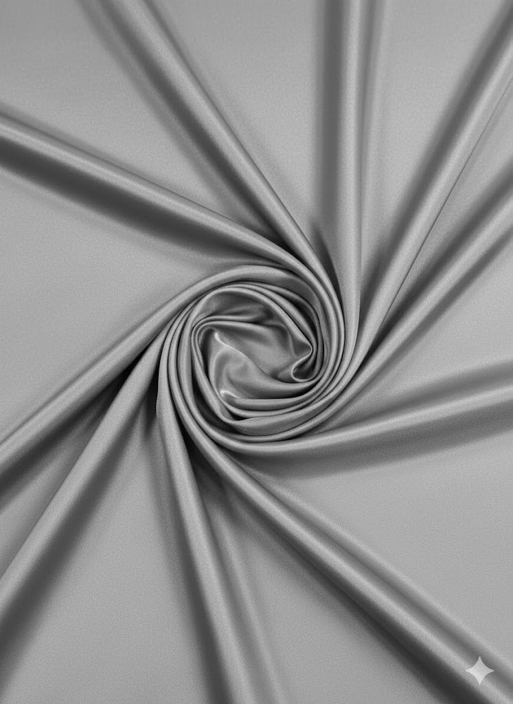 Pilkas elastingas viskozės pamušalas 140 cm pločio Pilkas elastingas viskozės pamušalas 140 cm pločio