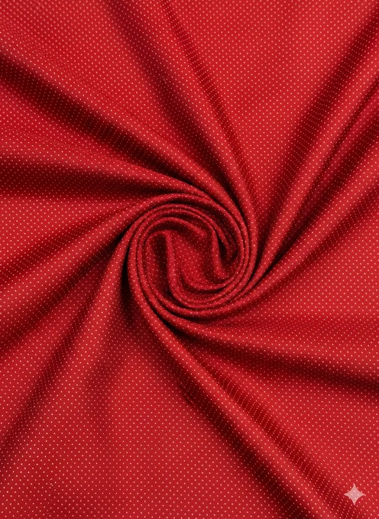 Raudonas 100% viskozės pamušalas 160 cm pločio