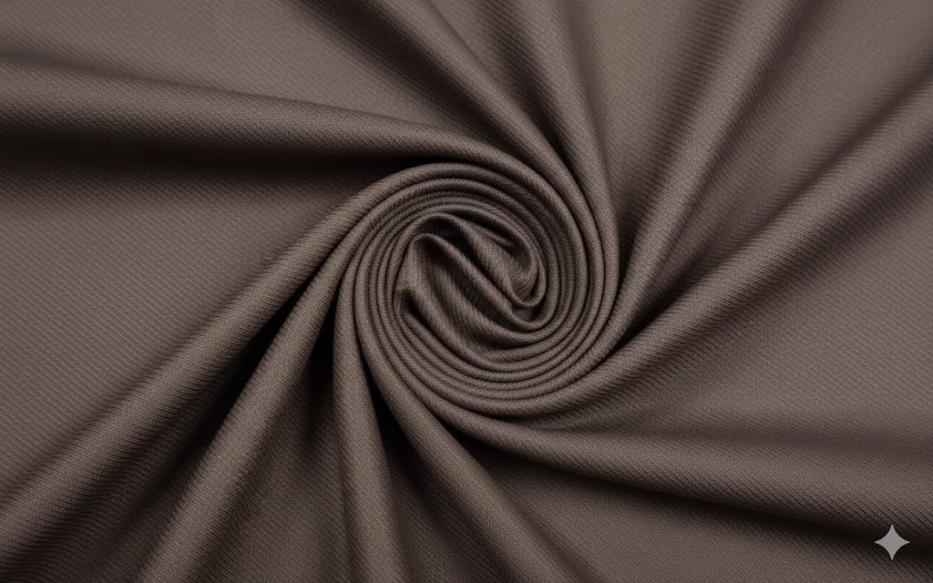 Rudas viskozės acetato pamušalas 140 cm pločio Rudas viskozės acetato pamušalas 140 cm pločio