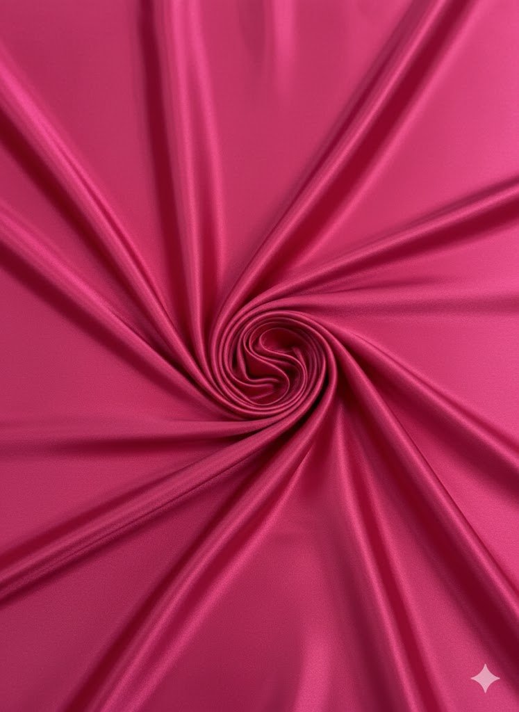 Ryškiai rožinis elastingas viskozės pamušalas 140 cm pločio Ryškiai rožinis elastingas viskozės pamušalas 140 cm pločio