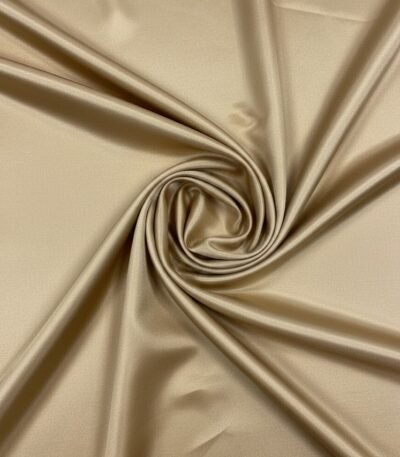 Smėlio spalvos viskozės pamušalas 140 cm pločio