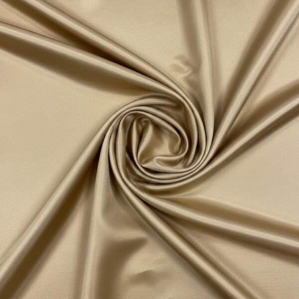 Smėlio spalvos viskozės pamušalas 140 cm pločio