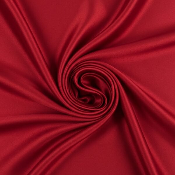 Sodriai raudonas viskozės pamušalas su elastanu 135 cm pločio