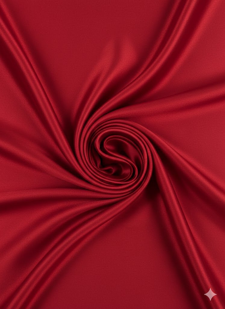 Sodriai raudonas viskozės pamušalas su elastanu 135 cm pločio Sodriai raudonas viskozės pamušalas su elastanu 135 cm pločio