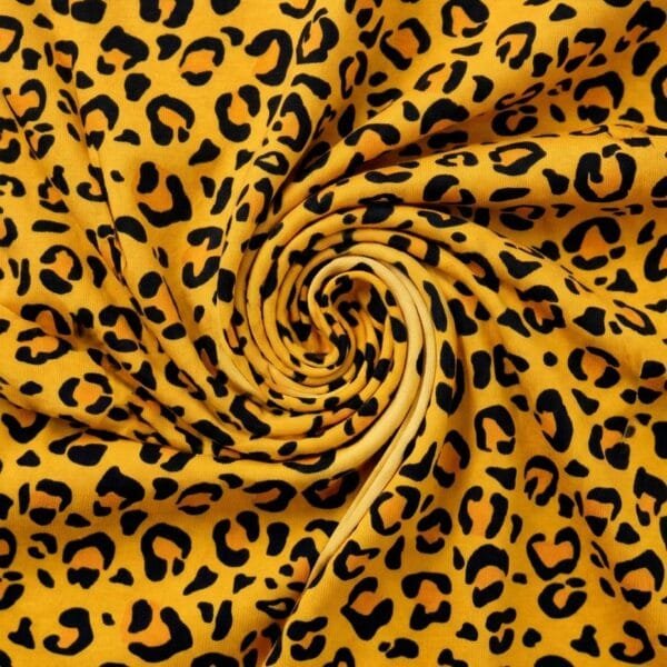 Leopardinė likra sportinės aprangos siuvimui
