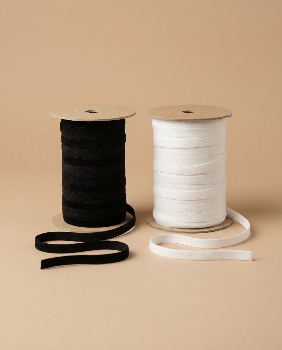 Minkšta elastinė guma 10 mm balta Minkšta elastinė guma 10 mm balta