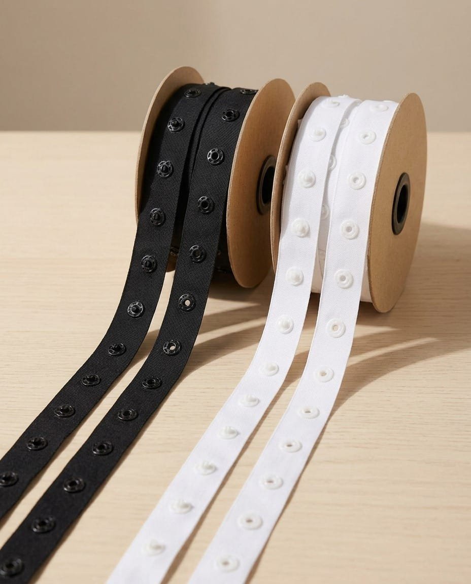 Spaudžių juostelė su plastikinėmis spaudėmis Spaudžių juostelė su plastikinėmis spaudėmis