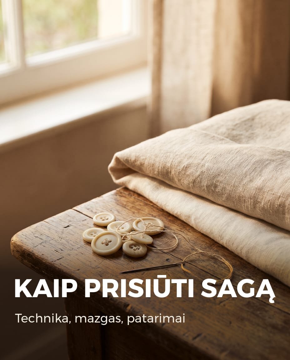 KAIP PRISIŪTI SAGĄ