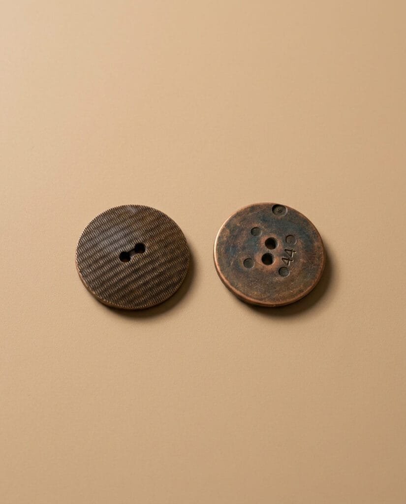 Žalvario spalvos plastikinė saga, 2.7 cm