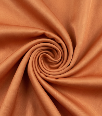 Pamušalo audinys – vario (oranžinis) (viskozė, 140 cm)